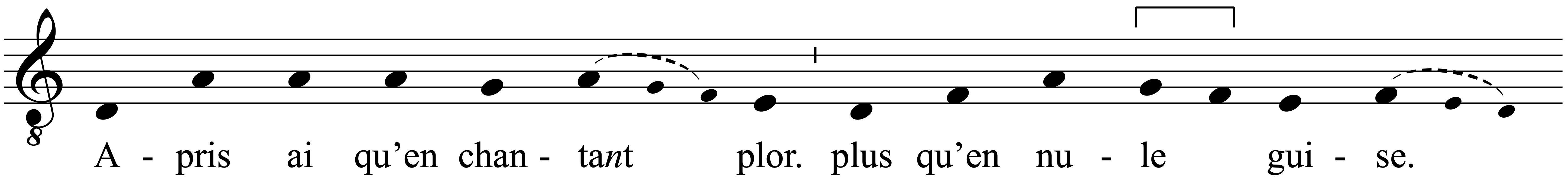 Work musical notation